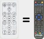 Replacement remote control for EQU001