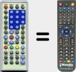 Replacement remote control for MF51002