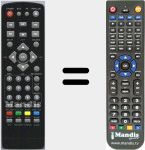 Replacement remote control for 476030