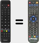 Replacement remote control for UNDRO-4K