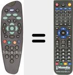 Replacement remote control for RC1630 00