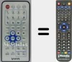 Replacement remote control for REMCON1513