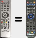 Replacement remote control for SAT-964