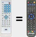 Replacement remote control for REMCON141