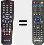 Replacement remote control for ZX2710