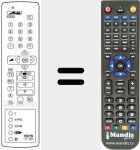Replacement remote control for MECATRON 6305 (663F05044)