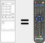 Replacement remote control for RM 614 (A1009106A)