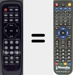 Replacement remote control for Kyoto001