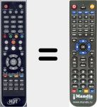 Replacement remote control for RCU AH3100
