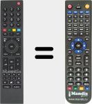 Replacement remote control for TP6 (759551749500)