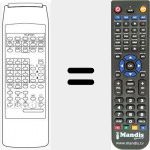 Replacement remote control for 51A211