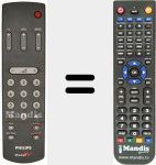 Replacement remote control for 3104 207 2070534