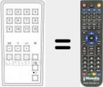 Replacement remote control for 3402 / 4100.37