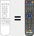 Replacement remote control for SM 1 VT