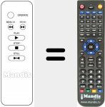 Replacement remote control for 597-017P