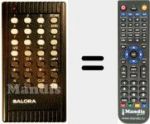 Replacement remote control for 6055011