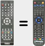 Replacement remote control for B-031-1