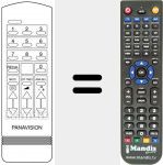 Replacement remote control for CE 3703