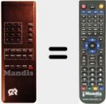 Replacement remote control for C / R