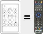 Replacement remote control for FB 412