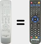 Replacement remote control for HAKA 47