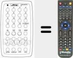 Replacement remote control for MECATRON 6811