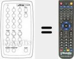 Replacement remote control for MECATRON 7005
