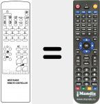 Replacement remote control for WIDE RANGE