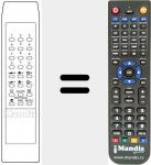 Replacement remote control for RD 309 E