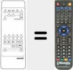 Replacement remote control for RRMCG 1019