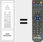 Replacement remote control for SS 9000 ASTRA