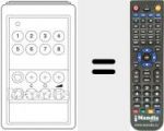 Replacement remote control for SUPERSONIC 300