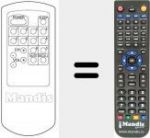 Replacement remote control for TC 10032