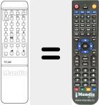 Replacement remote control for TC 342