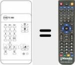 Replacement remote control for TC 900