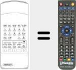 Replacement remote control for TT 19