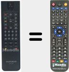 Replacement remote control for FB 1320 (80432550)