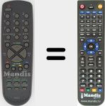 Replacement remote control for 076N0GE010