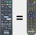 Replacement remote control for RMT-VB201D (149312211)