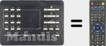 Replacement remote control for TP360 (296220350100)
