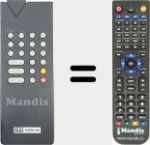 Replacement remote control for 56521353