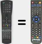 Replacement remote control for 6710V0007A