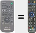 Replacement remote control for RMT-D 182 A (988509964)