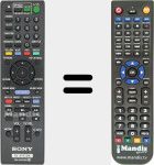 Replacement remote control for RM-ADP069 (A1846295A)