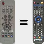 Replacement remote control for BN59-00457A