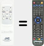 Replacement remote control for RM-SRCEZ57A (RMSRCEZ57A)