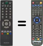 Replacement remote control for MKJ37815702