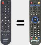 Replacement remote control for RC200NS00