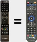 Replacement remote control for RC4840 (23103896)