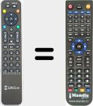 Replacement remote control for REMCON2042